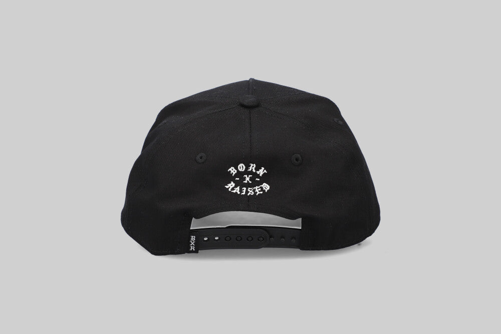 Born x Raised Paranoia Crest Cap - B5000PARCR-BLK