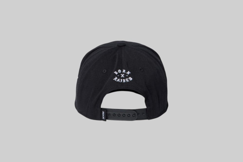 Born x Raised Paranoia Crest Cap - B5000PARCR-BLK