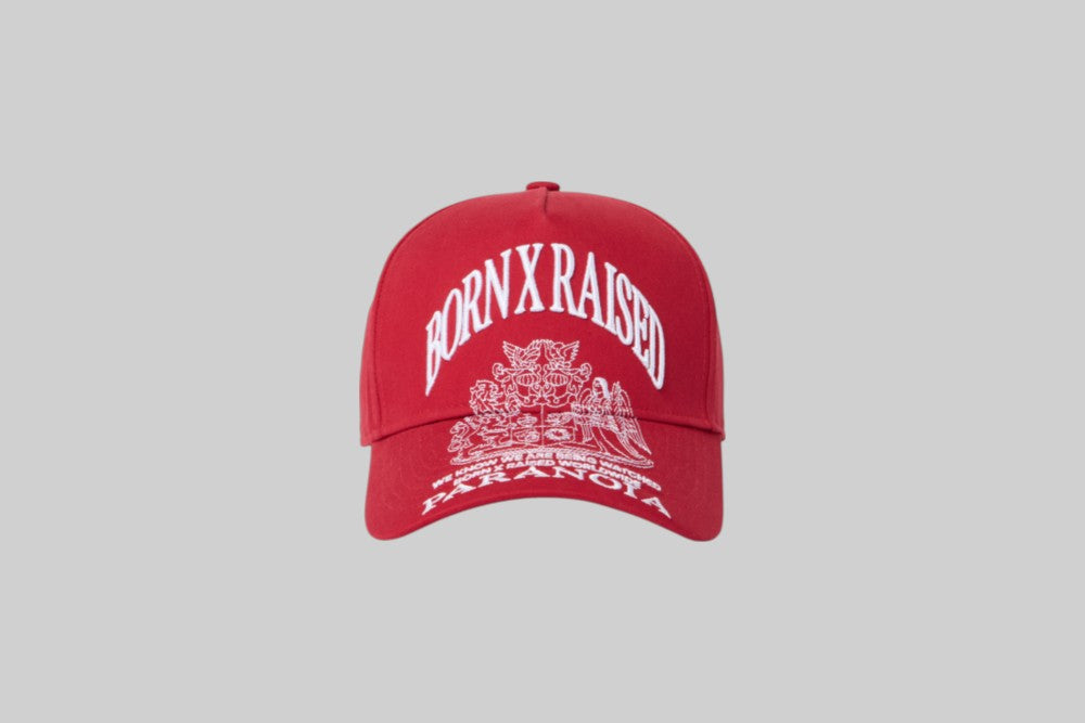 Born x Raised Paranoia Crest Cap - B5000PARCR-CARD - Lust México