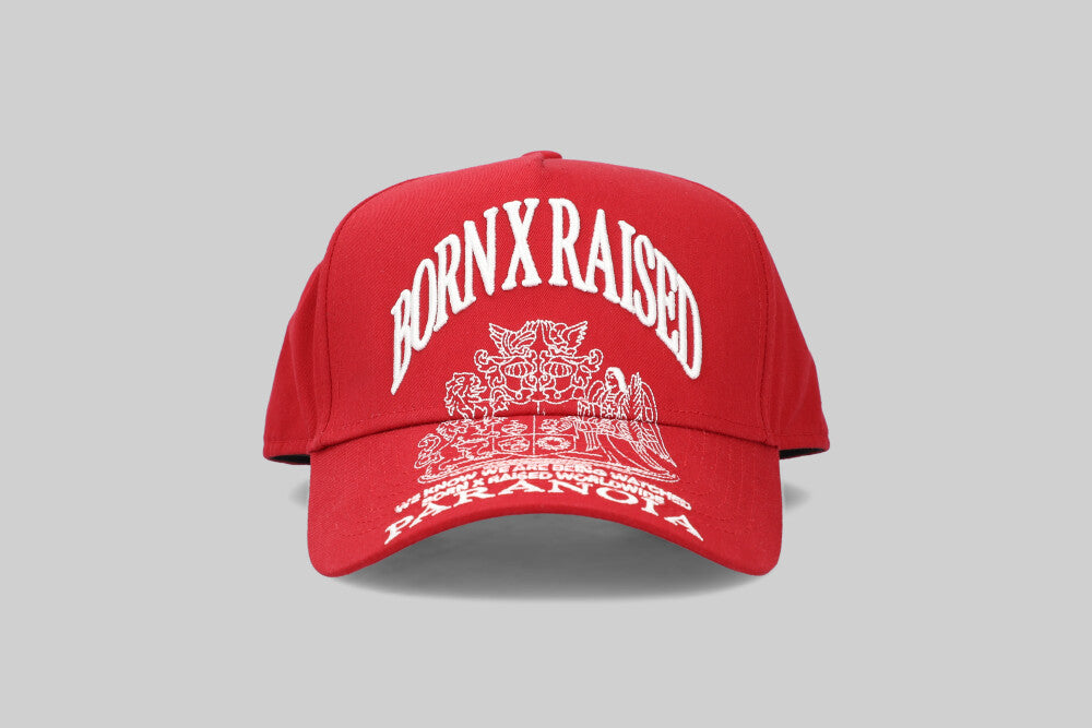 Born x Raised Paranoia Crest Cap - B5000PARCR-CARD