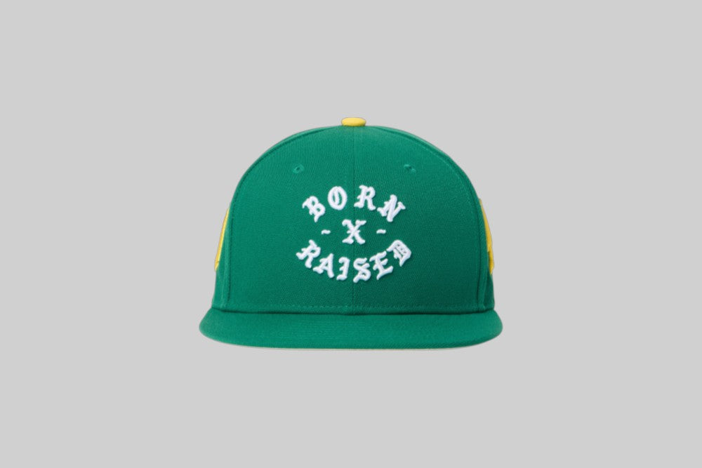 Born x Raised Paranoia Rocker Fitted Cap - B5010PARRK-KGYL
