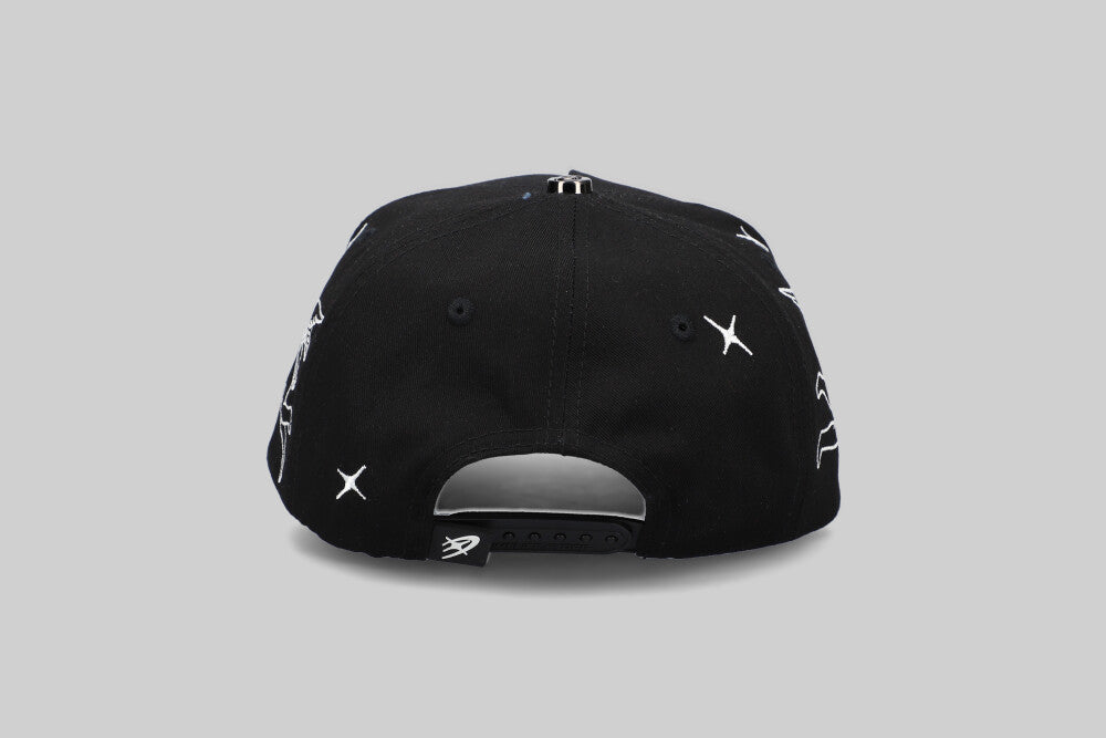 Crime Life Betrayal Stars Snapback Cap