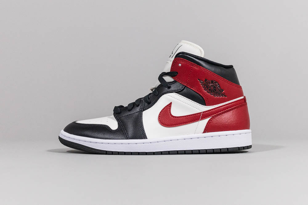 Women's Air Jordan 1 Mid 'Black Toe' - [sku] - Lust México