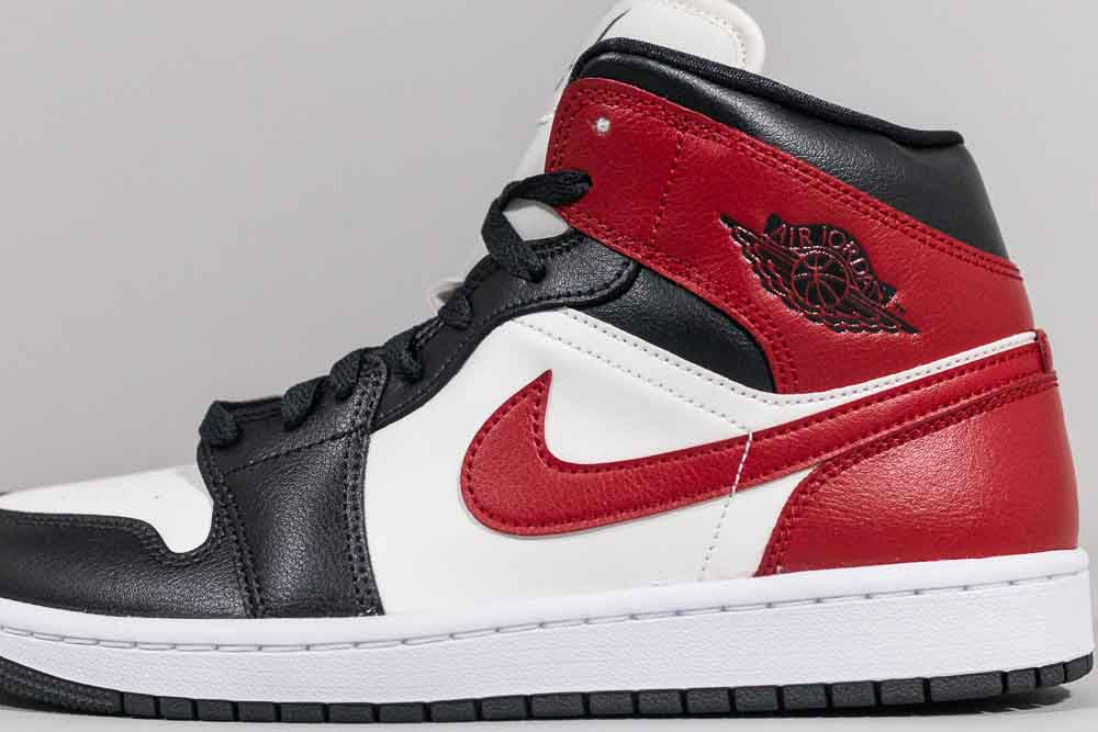 Women's Air Jordan 1 Mid 'Black Toe' - [sku] - Lust México