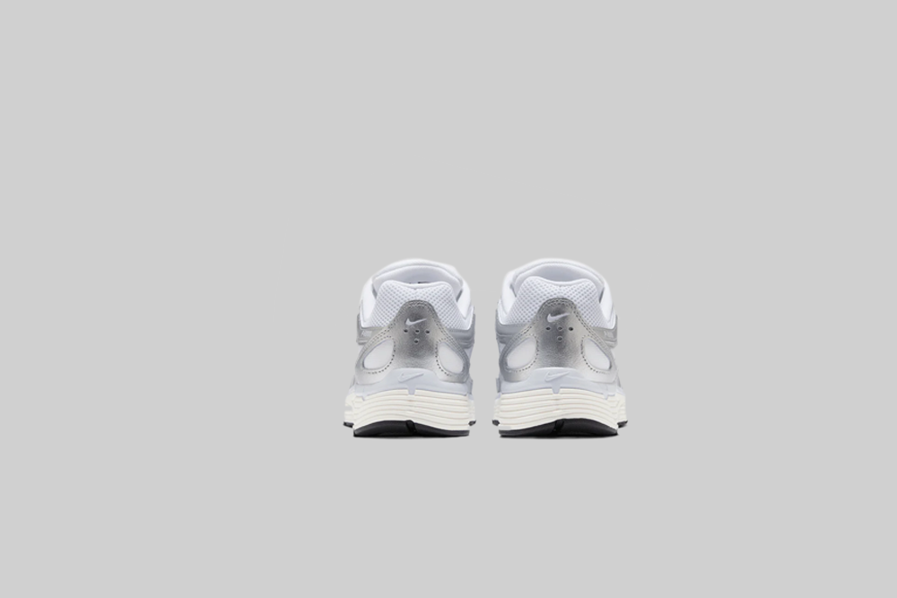 Women's Nike P-6000 'White and Metallic Silver'