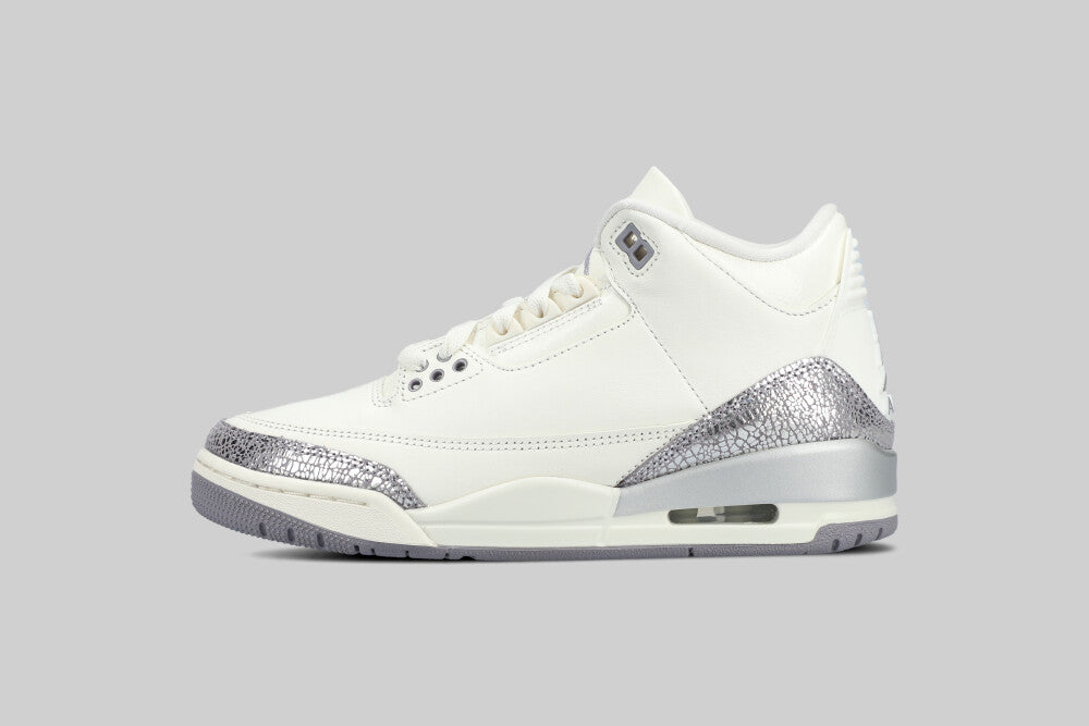 Women's Air Jordan 3 Retro 'Sail and Cement Grey' - [sku] - Lust México