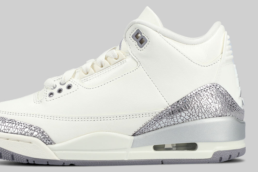 Women's Air Jordan 3 Retro 'Sail and Cement Grey' - [sku] - Lust México