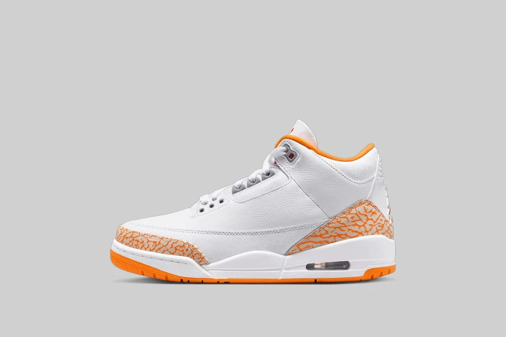 Women's Air Jordan 3 'White and Orange Peel' - CK9246-101 - Lust México