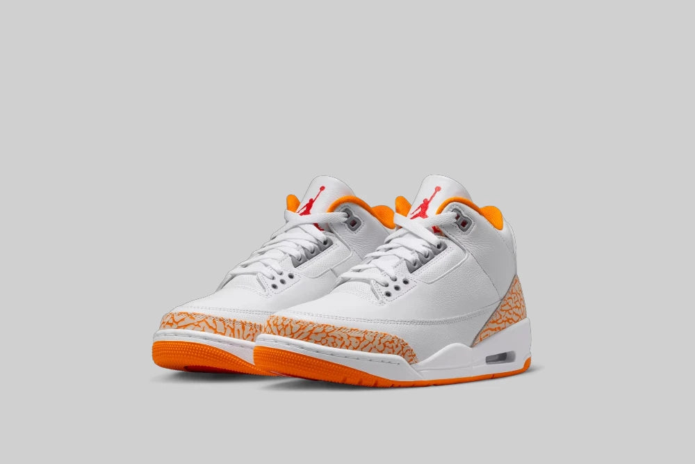 Women's Air Jordan 3 'White and Orange Peel' - CK9246-101 - Lust México