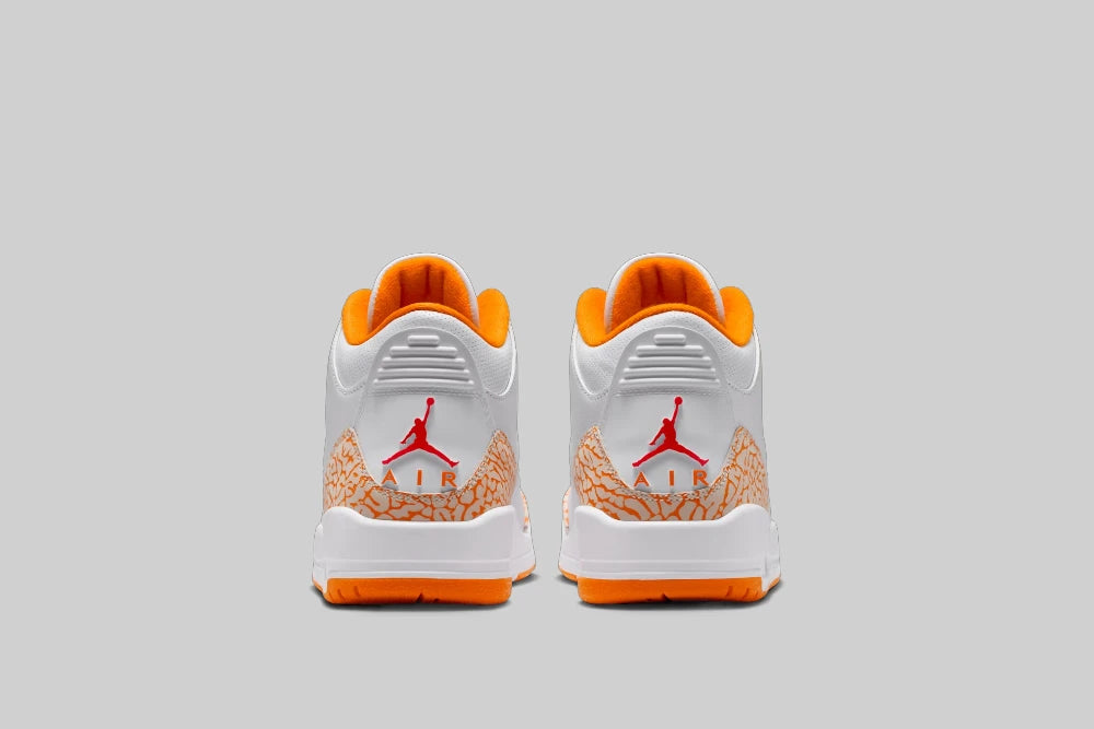 Women's Air Jordan 3 'White and Orange Peel' - CK9246-101 - Lust México