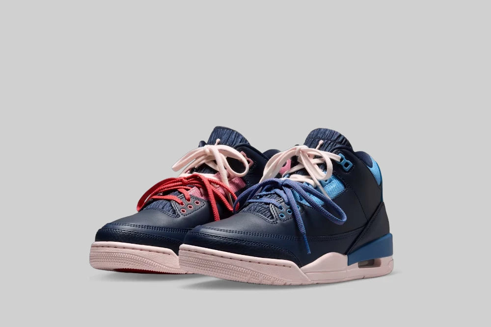 Women's Air Jordan 3 "Sport Renaissance" 'Obsidian and Track Red' - CK9246-400 - Lust México