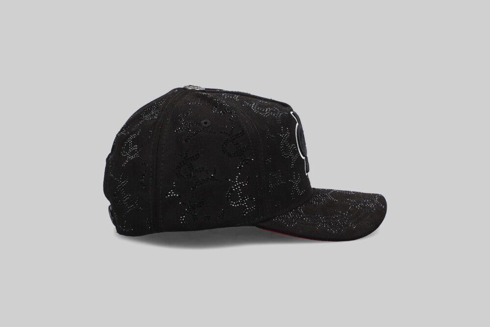 Crime Life CL Monogram Crystals Snapback Cap - [sku] - Lust México