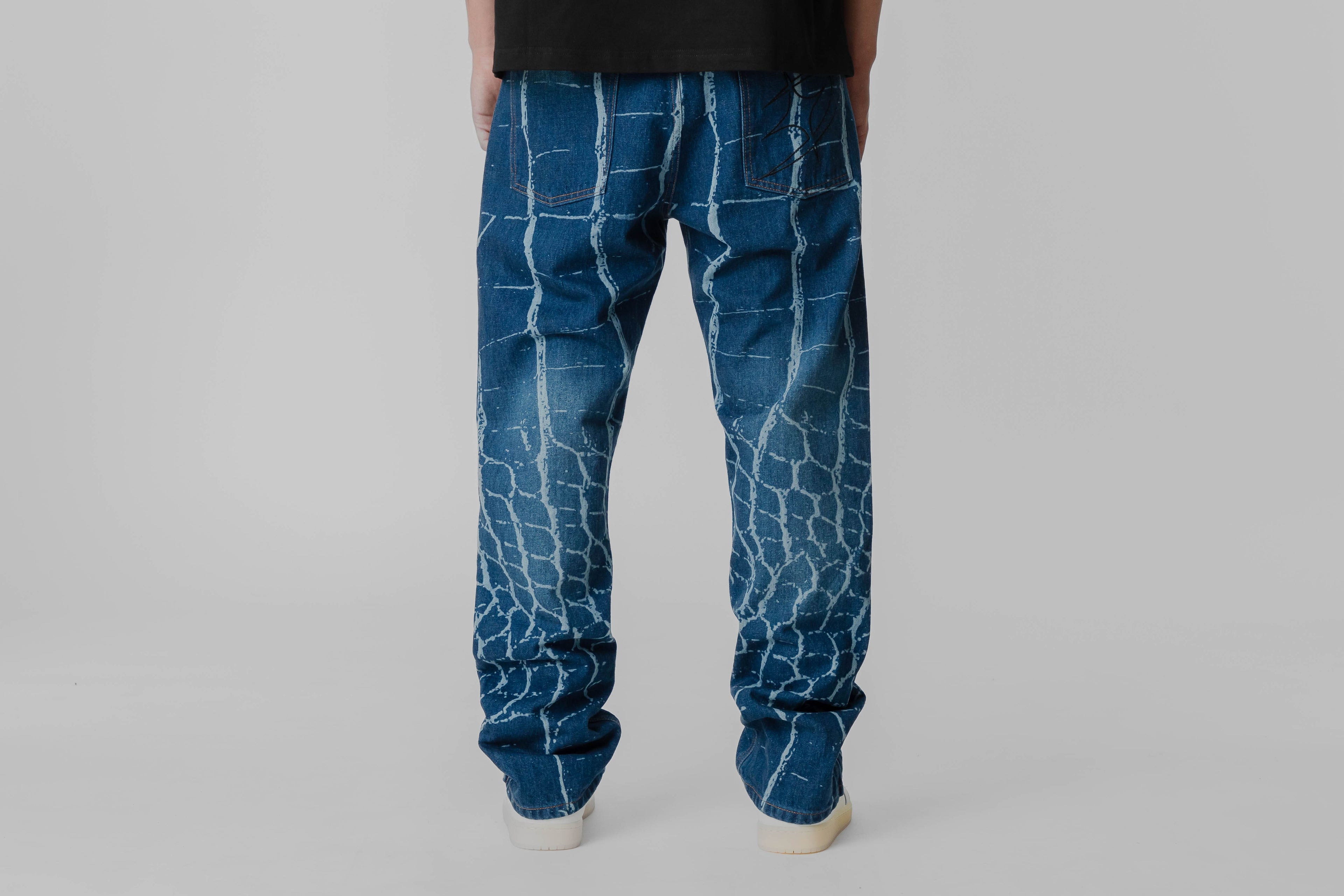 Crime Life Reptile Jeans - CRIMELIFE-JNS-REPTILE - Lust México