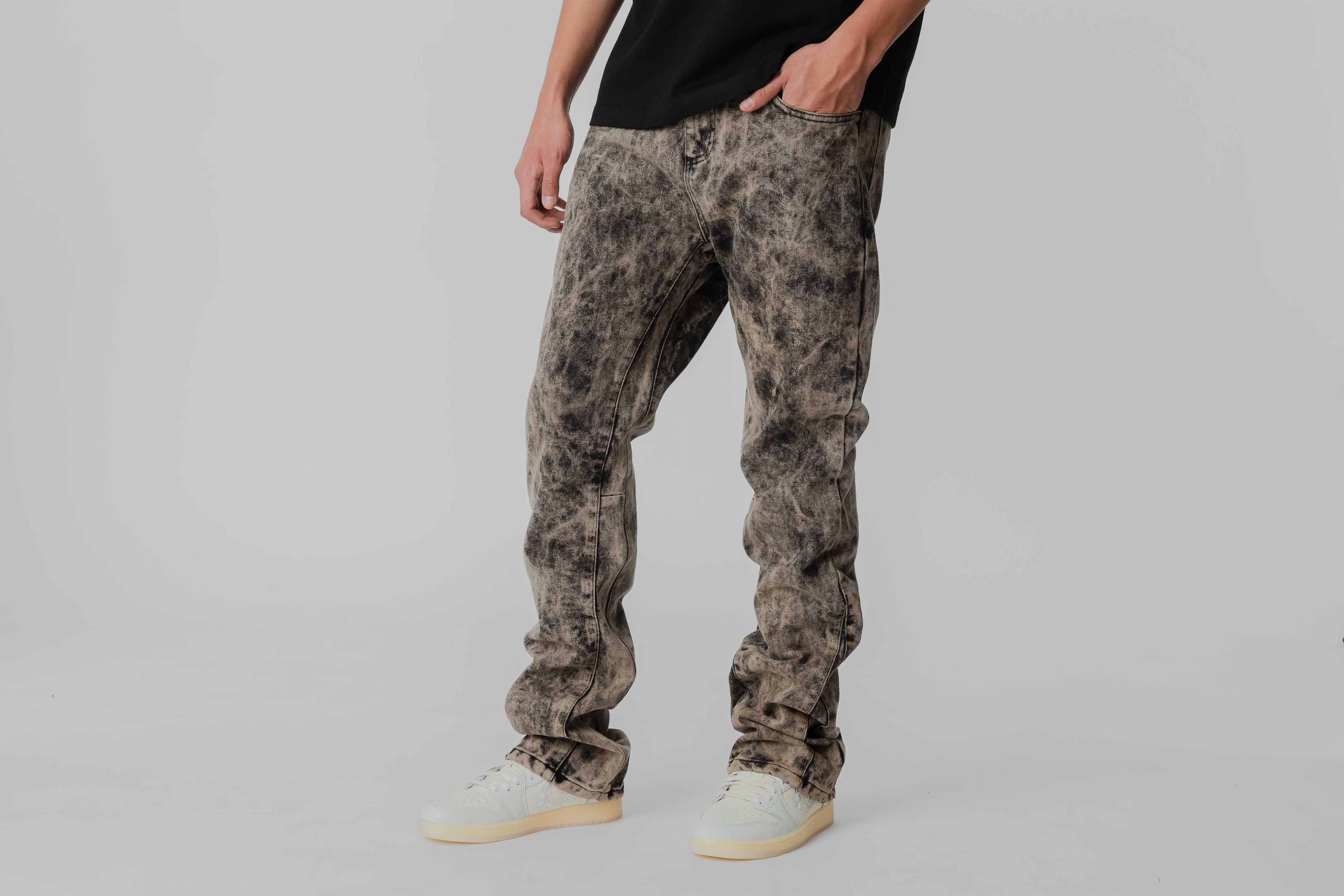 Crime Life RMN Petrol Washed Jeans - CRIMELIFE-JNS-RMN-PTRL - Lust México