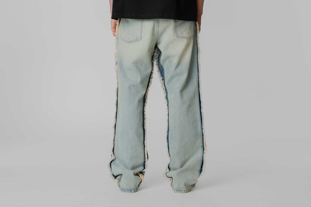Crime Life Unstitched Jeans - CRIMELIFE-JNS-UNST-BLUE - Lust México