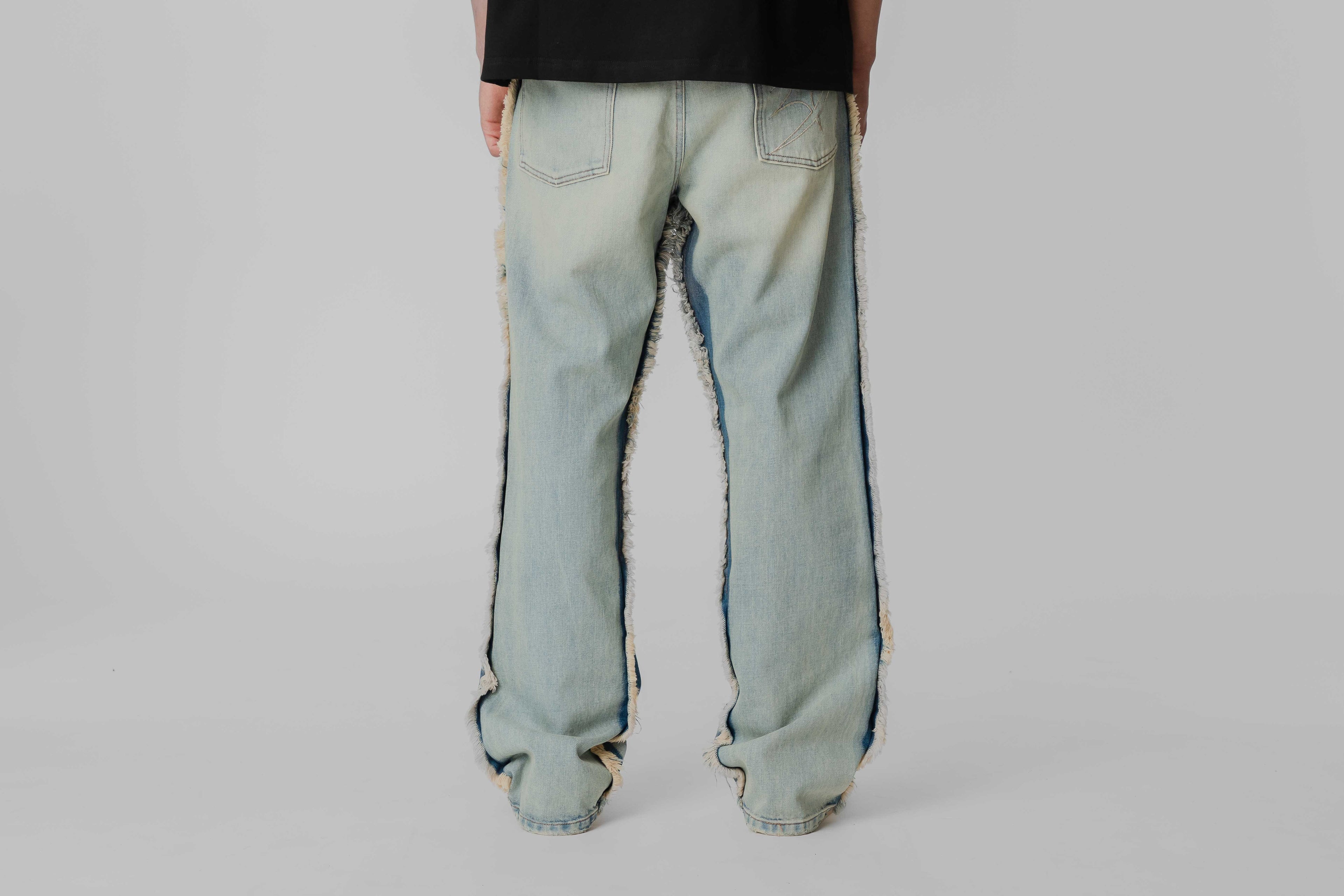 Crime Life Unstitched Jeans - CRIMELIFE-JNS-UNST-BLUE - Lust México