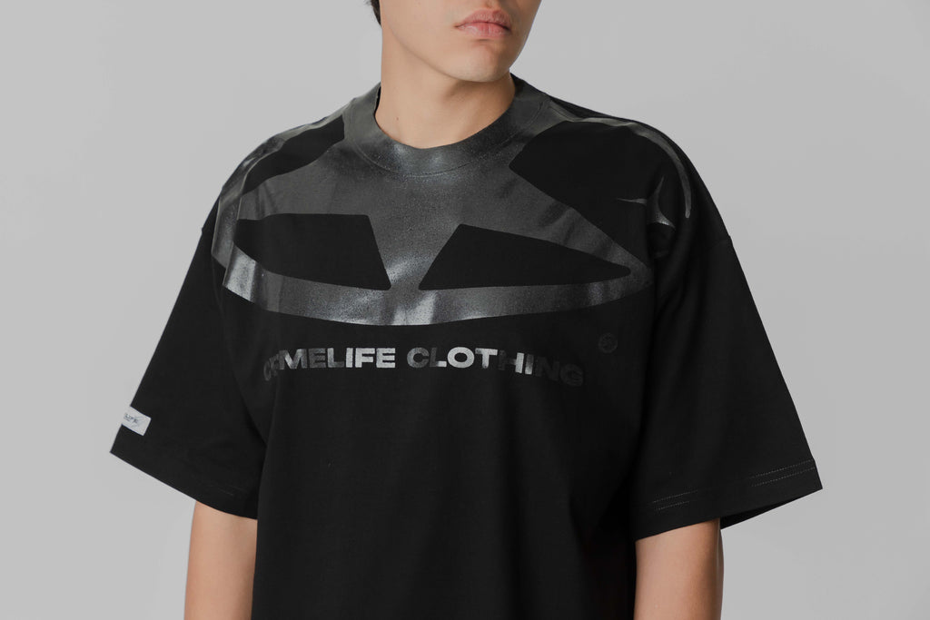 Crime Life Glitter Star Tee - CRIMELIFE-TSH-GLTR-STR - Lust México