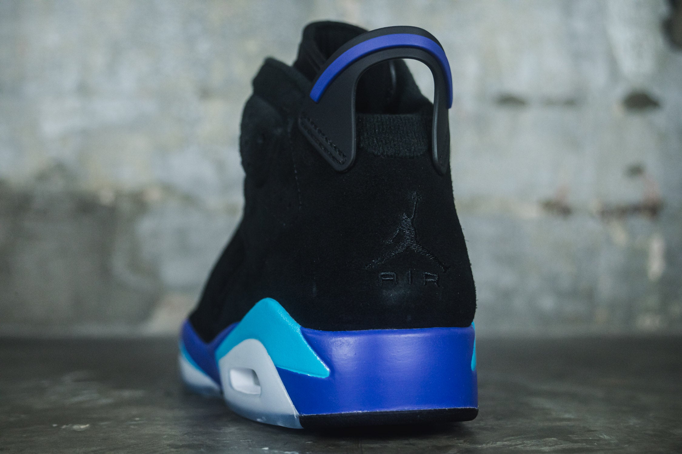 Jordan 6 retro discount negro con azul