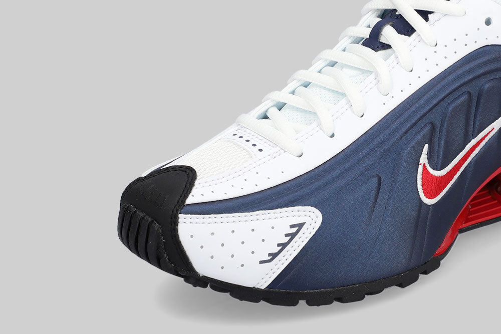Nike Shox R4 (GS) 'Midnight Navy and Gym Red'