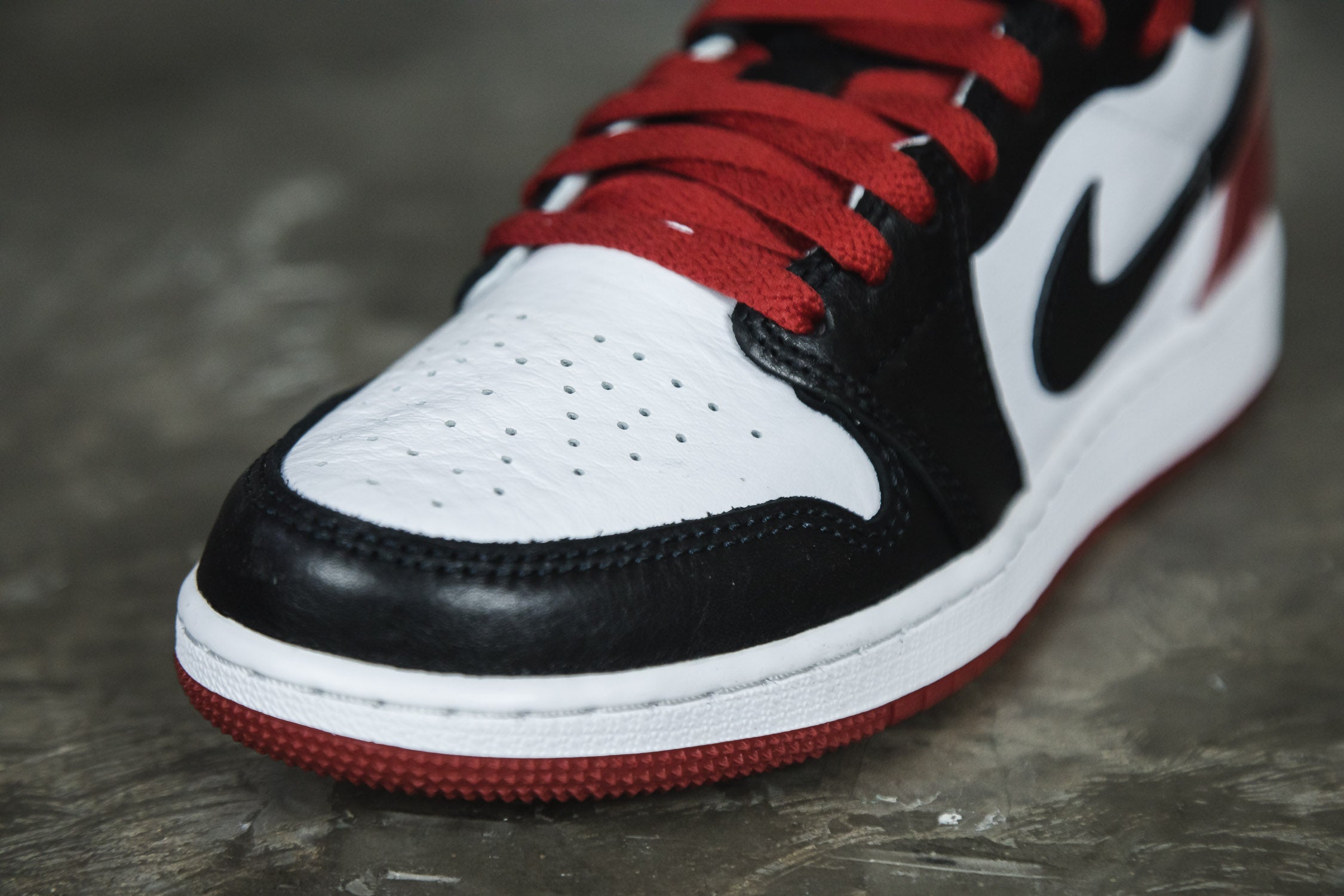 Air Jordan 1 Low OG 'Black Toe' (GS) – Lust México