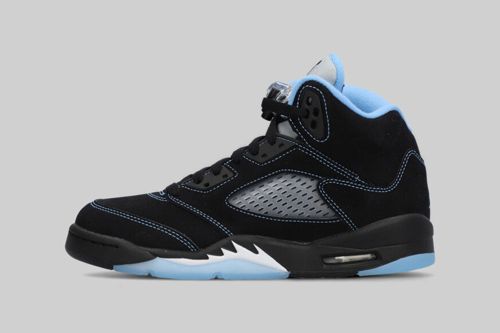 Air Jordan 5 "Black Carolina" 'Black and University Blue' - DD0587-008 - Lust México