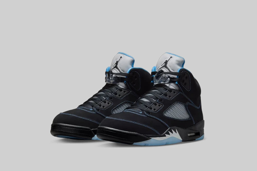 Air Jordan 5 "Black Carolina" 'Black and University Blue' - DD0587-008 - Lust México