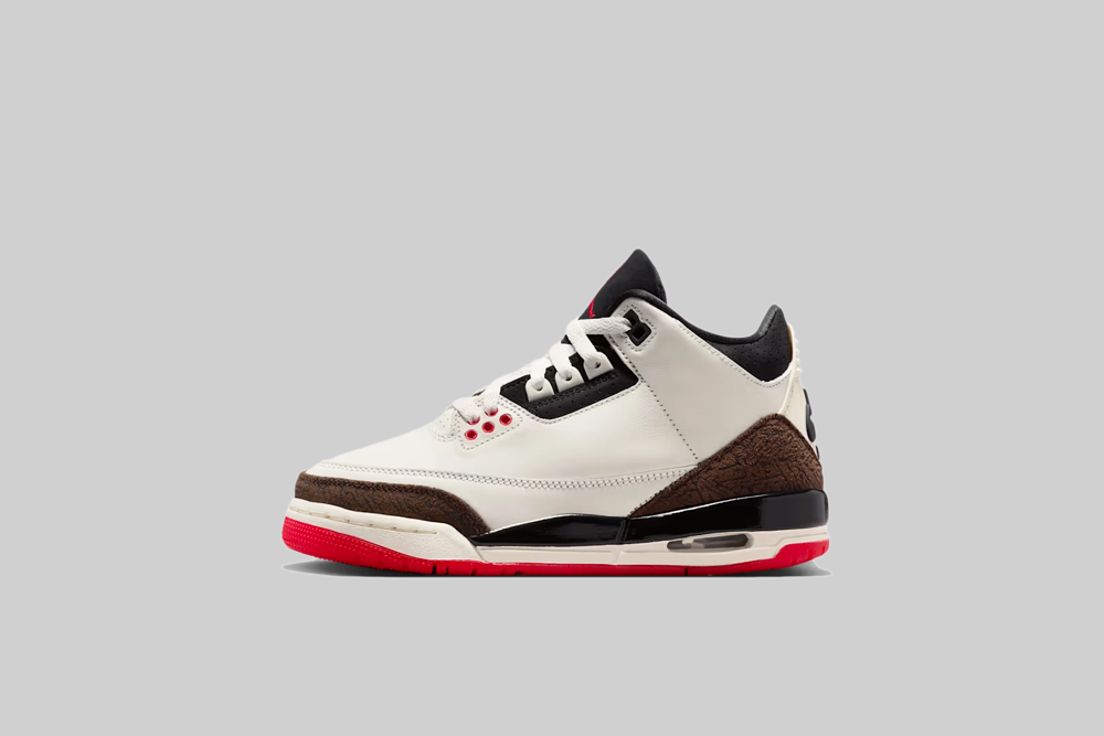 Air Jordan 3 'Sail and University Red' (GS) - DM0967-103 - Lust México