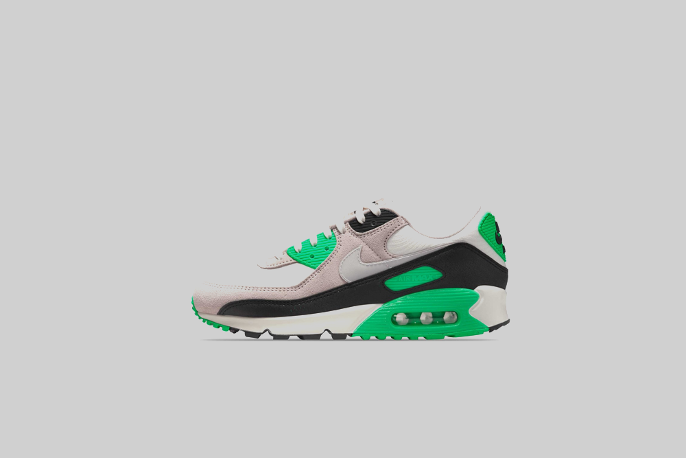 Women's Air Max 90 Platinum 'Green Shock' - FJ3208-001 - Lust México