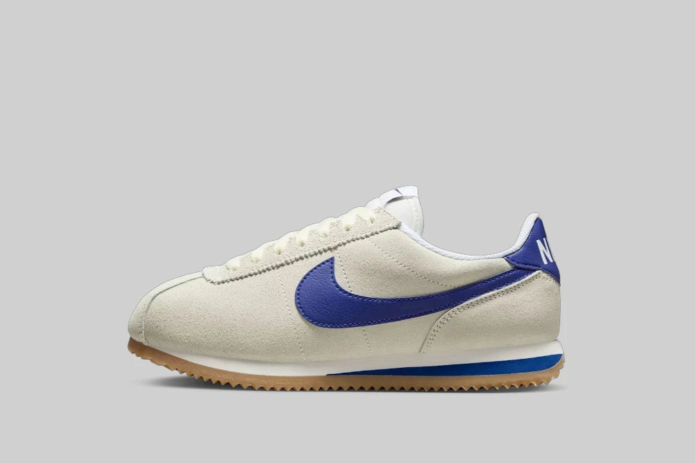 Women's Nike Cortez 'Pale Ivory and Deep Royal Blue' - FQ8108-110 - Lust México