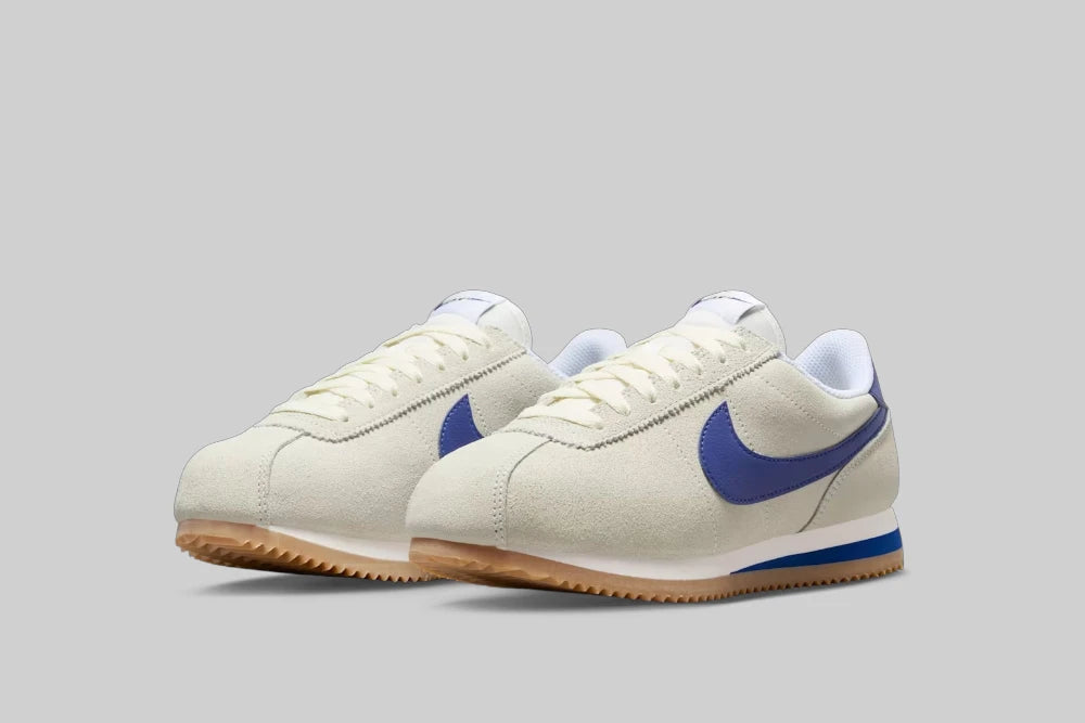 Women's Nike Cortez 'Pale Ivory and Deep Royal Blue' - FQ8108-110 - Lust México