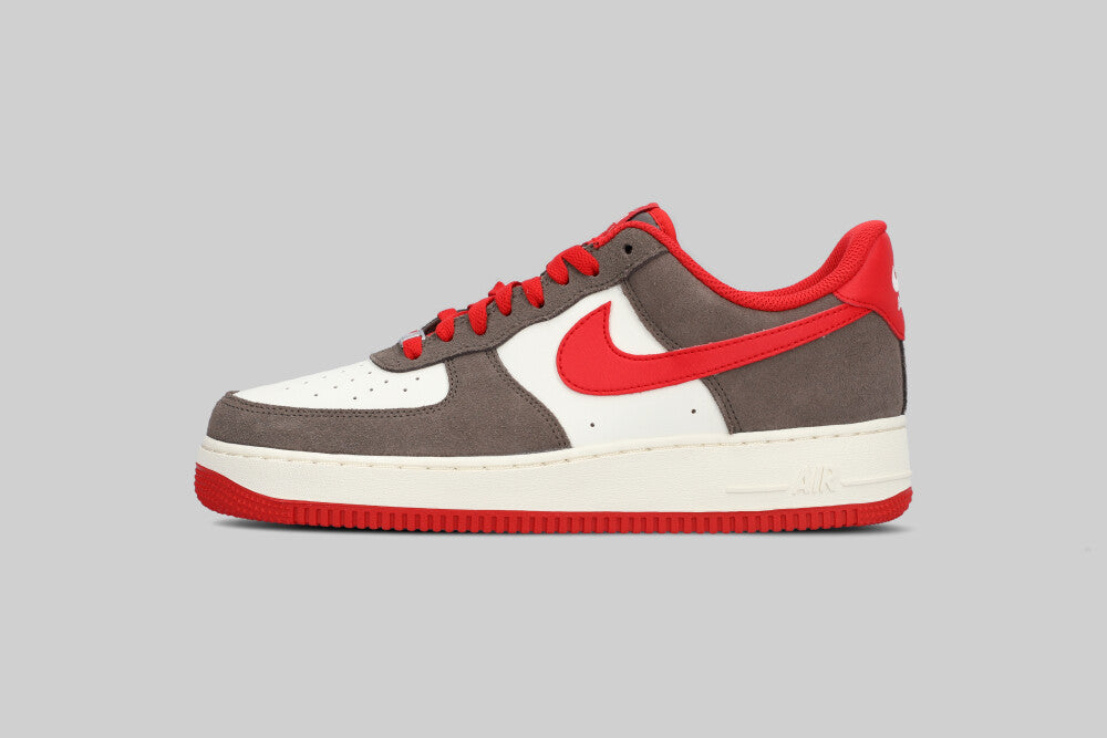 Nike Air Force 1 Low '07 LV8 'Cave Stone and University Red'