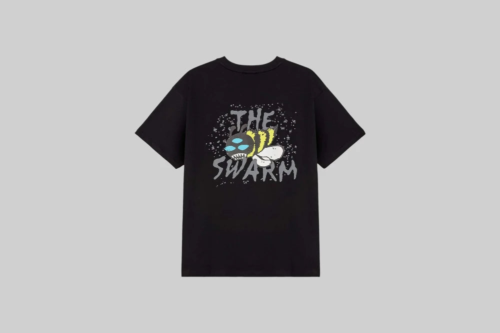 Grimey x The Swarm DC Shoes Raw Honey Tee - GA763-BLK - Lust México