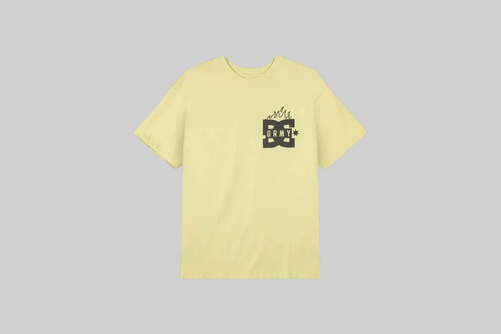 Grimey x The Swarm DC Shoes Raw Honey Tee - GA763-LME - Lust México