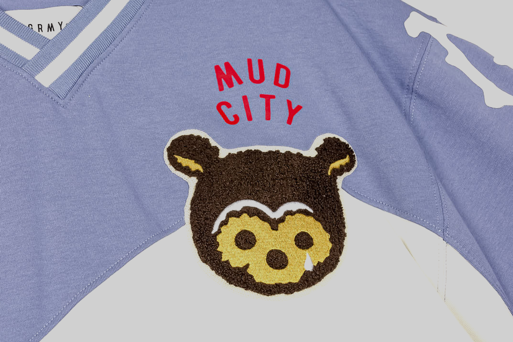 Grimey Mud's The Residence V-Neck Oversized Tee - GAVN766-BLU APP - TOP - UNISEX - ADULT - INLINE - WI - 25 en Lust México