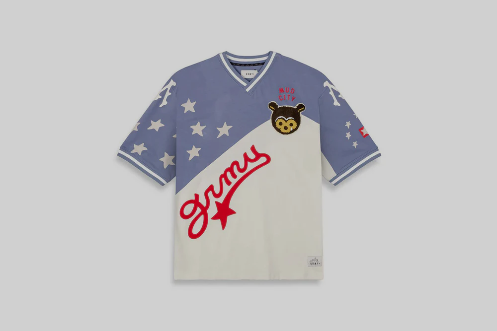 Grimey Mud's The Residence V-Neck Oversized Tee - GAVN766-BLU APP - TOP - UNISEX - ADULT - INLINE - WI - 25 en Lust México