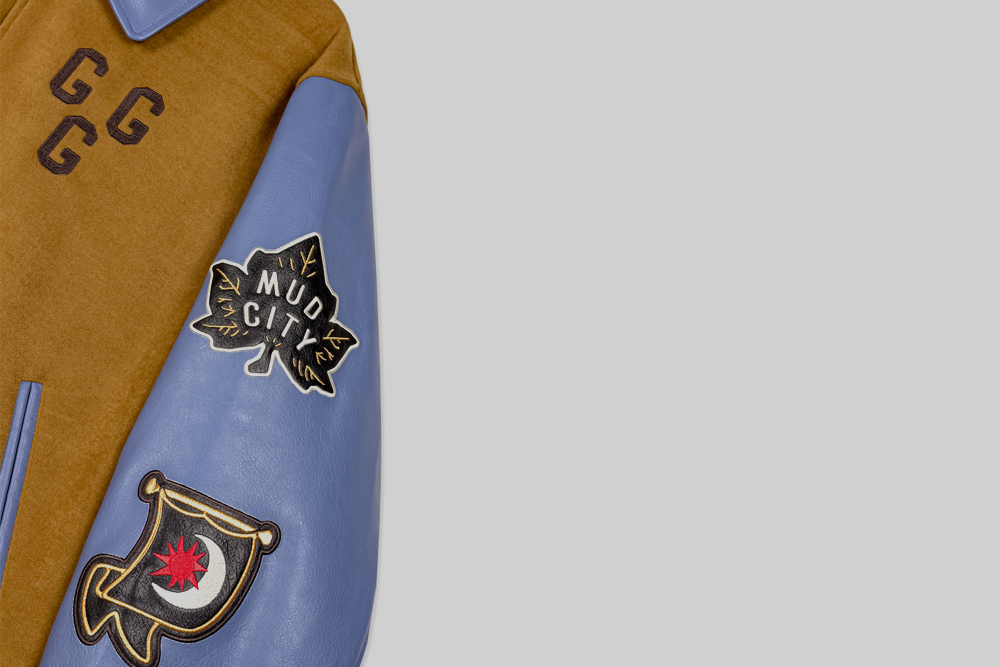 Grimey Mud's The Residence Baseball Jacket - GBJK194-BRW