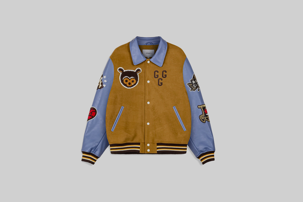 Grimey Mud's The Residence Baseball Jacket - GBJK194-BRW