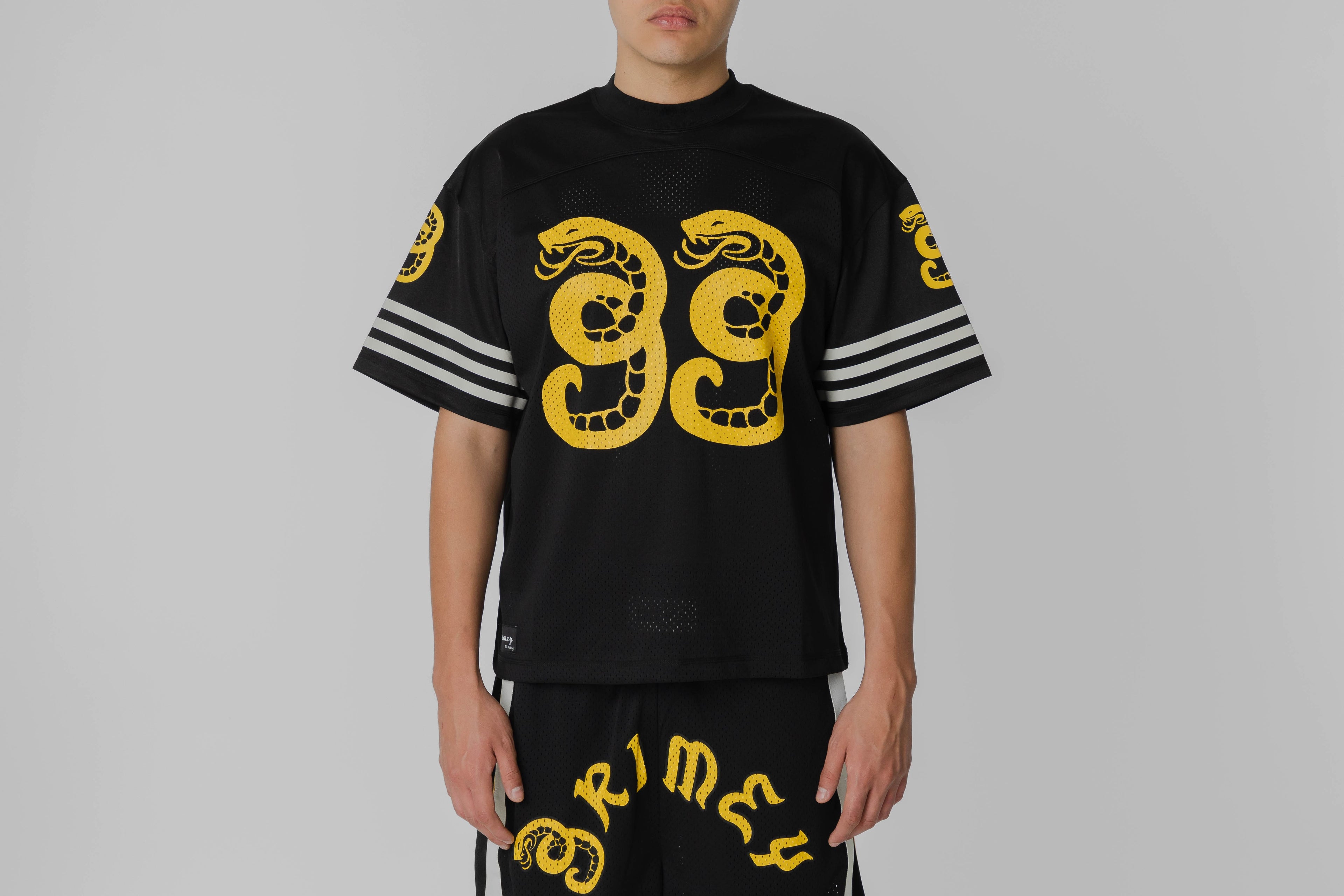 Grimey Science Mesh Boxy Football Jersey - GBMFJ798-BLK - Lust México