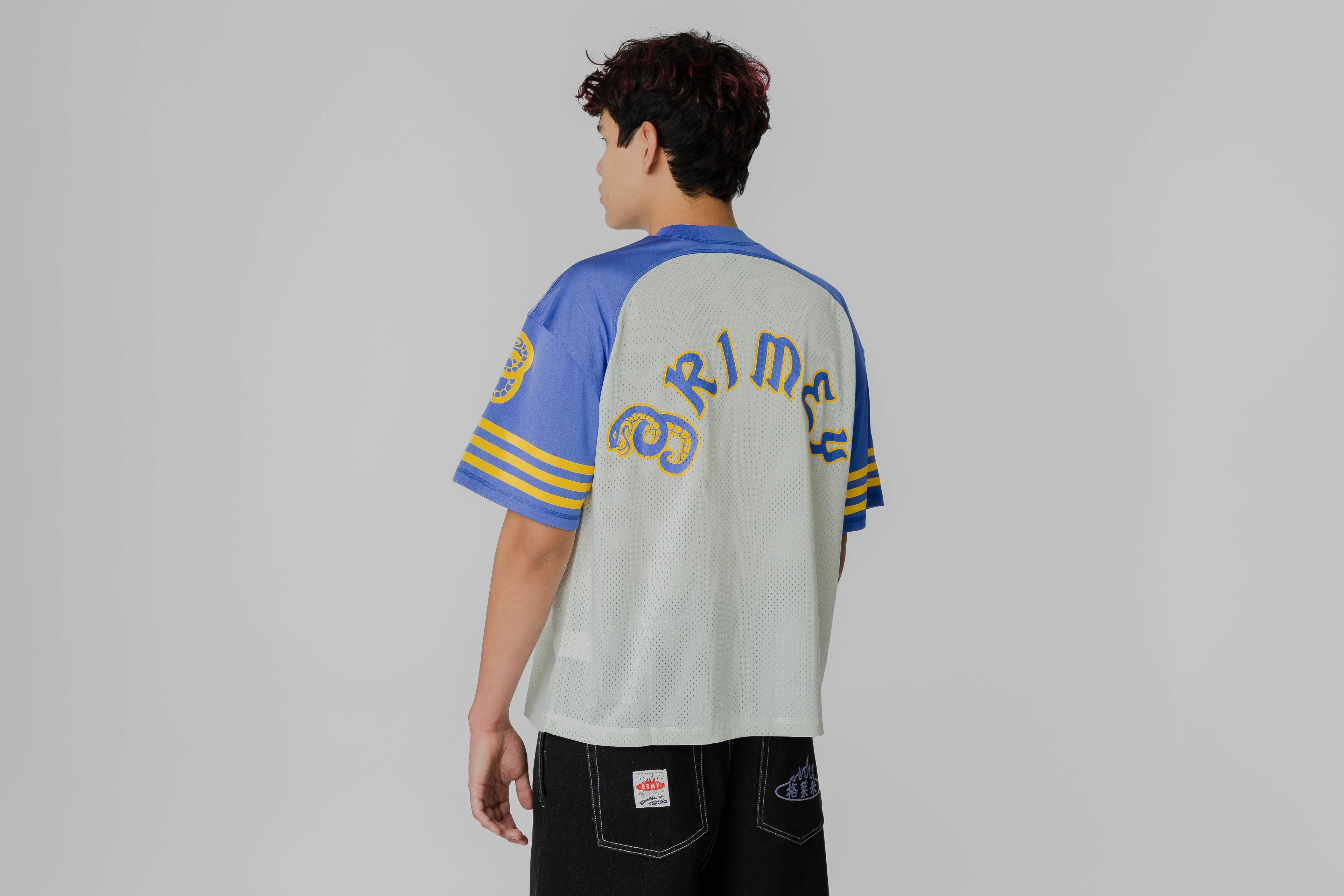 Grimey Science Mesh Boxy Football Jersey - GBMFJ798-OWHT - Lust México
