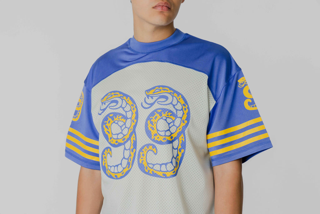Grimey Science Mesh Boxy Football Jersey - GBMFJ798-OWHT - Lust México