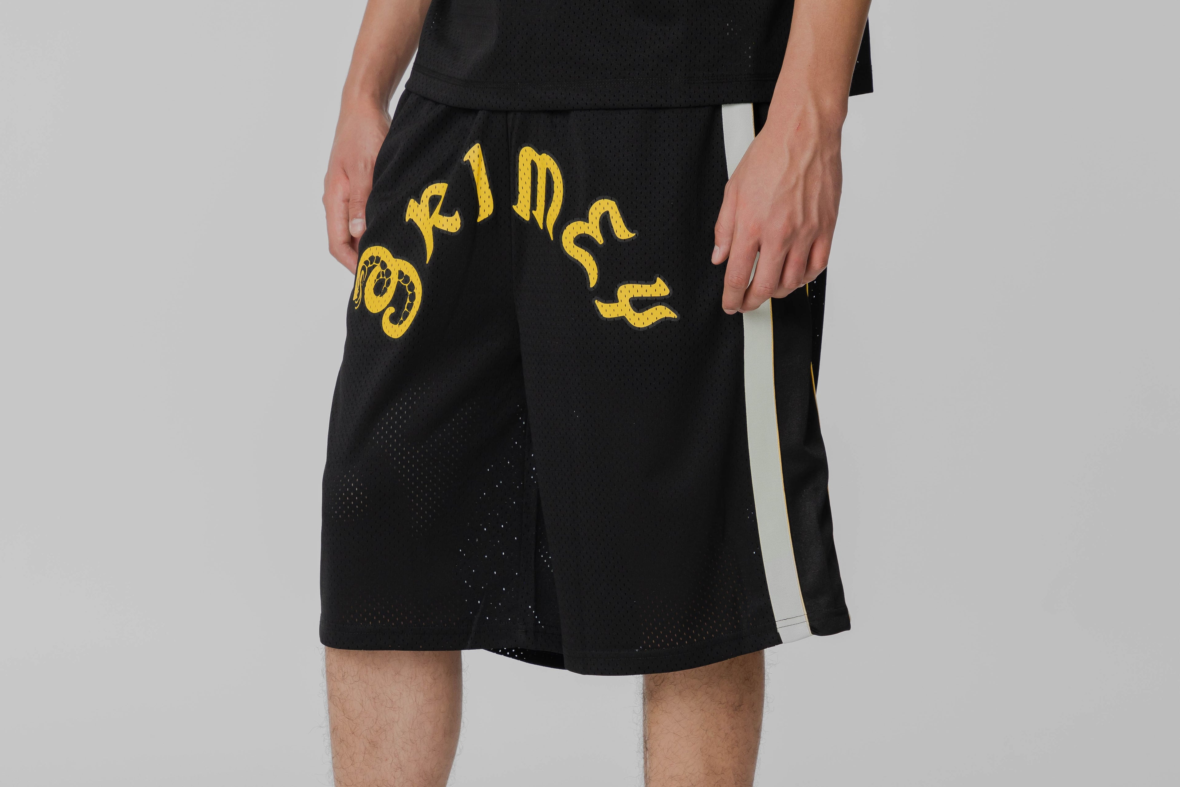 Grimey Droppin Science Baggy Mesh Shorts - GBMS207-BLK - Lust México