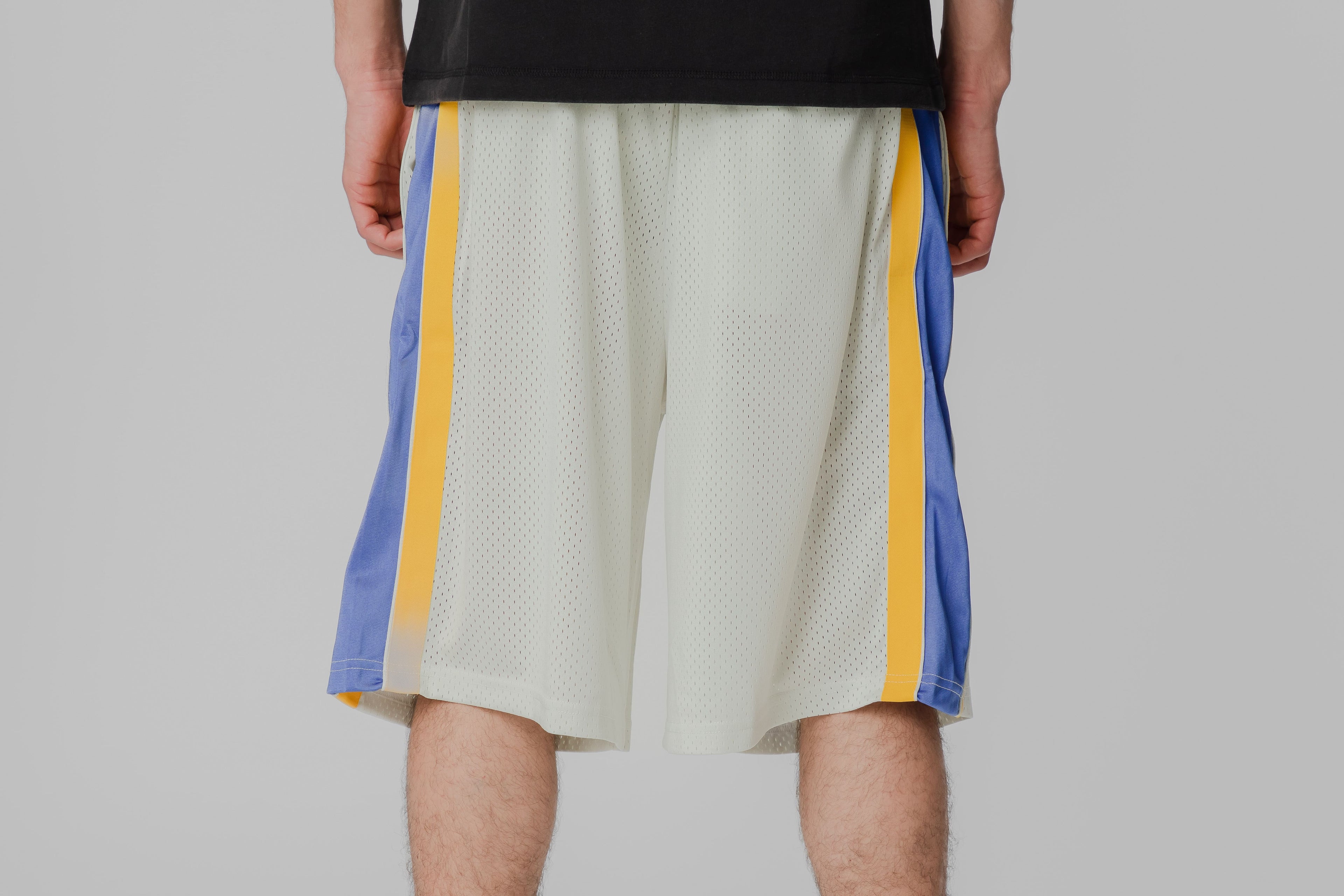Grimey Droppin Science Baggy Mesh Shorts - GBMS207-OWHT - Lust México