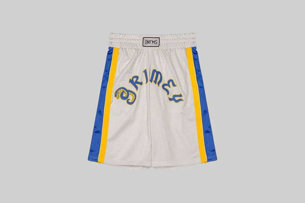 Grimey Droppin Science Baggy Mesh Shorts - GBMS207-OWHT - Lust México