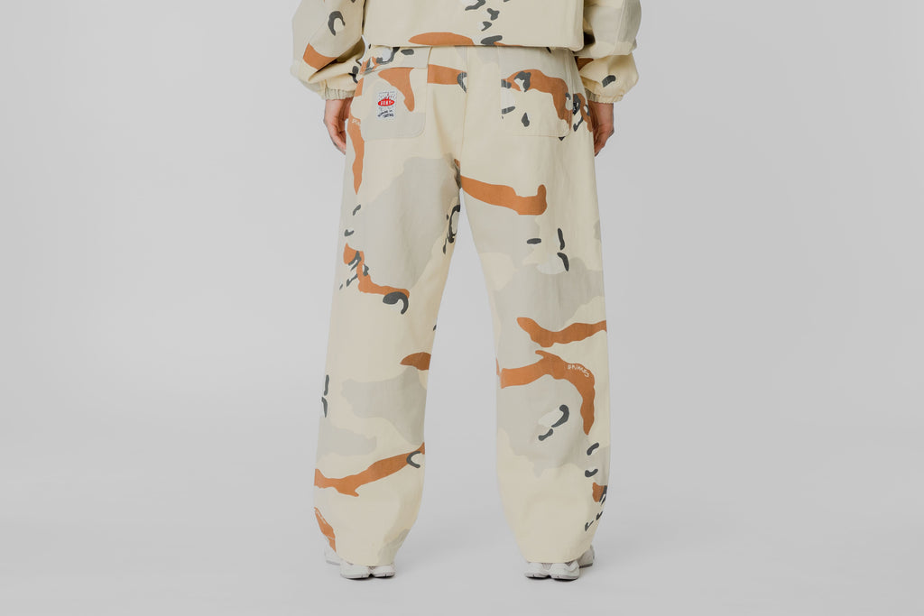 Grimey Concreat Jungle All Over Print Baggy Pleated Twill Pants - GBPTPJ298-BRWC - Lust México