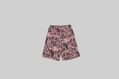 Grimey Peace Within All Over Print Baggy Sweatshorts
