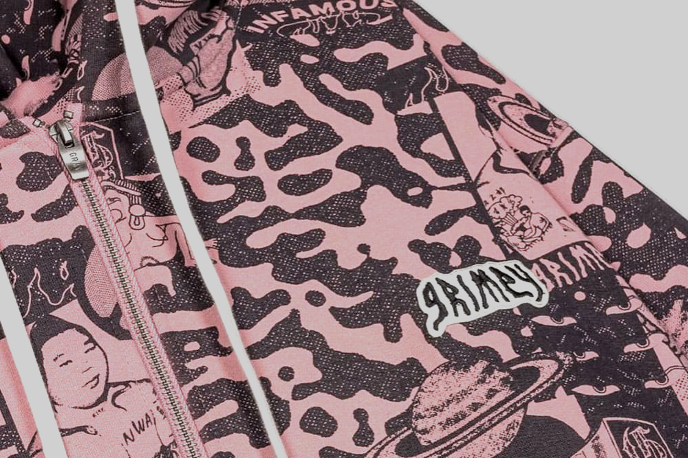 Grimey Peace Within All Over Print Hoodie