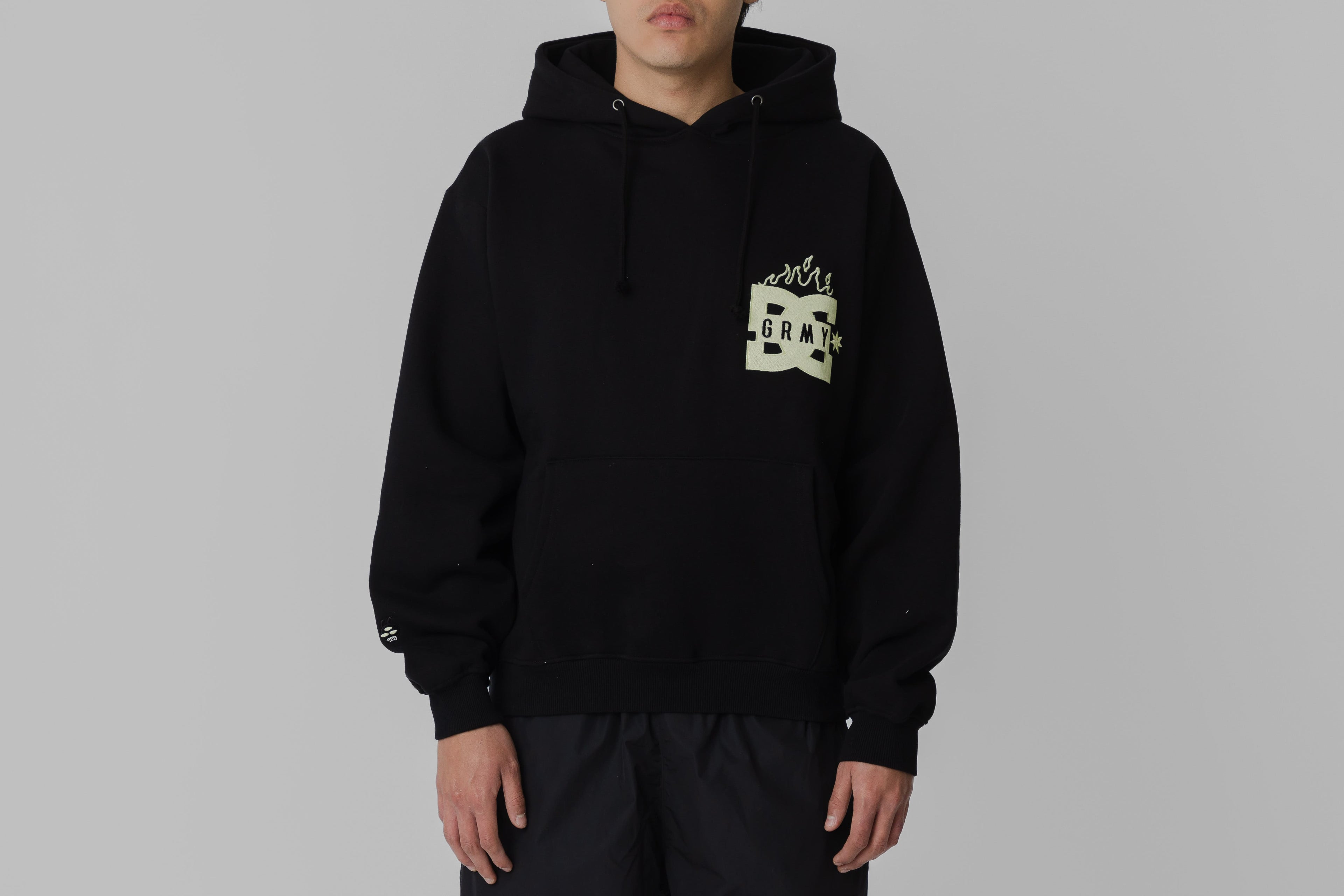 Grimey x DC Shoes Boxy Hoodie - GCH635-BLK - Lust México
