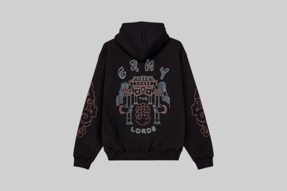 Grimey Sampans Regular Hoodie - GCH649-BLK - Lust México