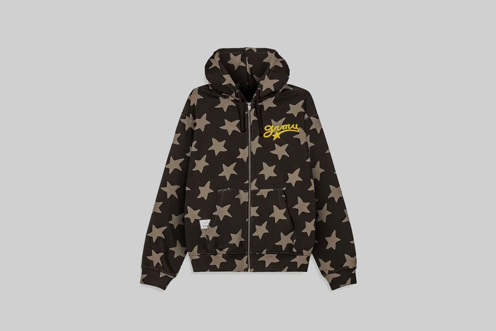 Grimey Mud's The Residence Zipper Hoodie - GCZH641-BLK