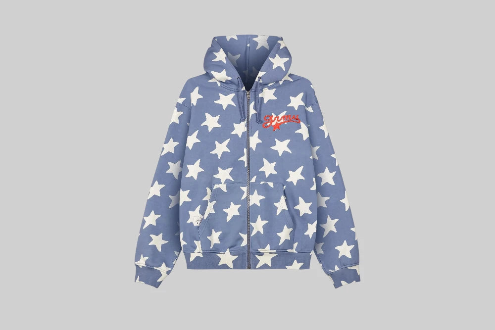 Grimey Mud's The Residence Regular Zipper Hoodie - GCZH641-BLU - Lust México